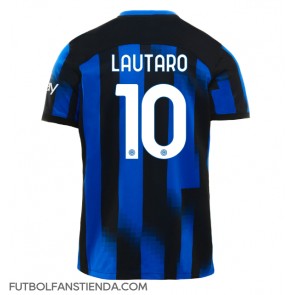 Inter Milan Lautaro Martinez #10 Primera Equipación 2023-24 Manga Corta
